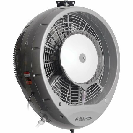 GLOBAL INDUSTRIAL 29in Wall Mount Atomizing Evaporative Cooler, 5,885 CFM 604129